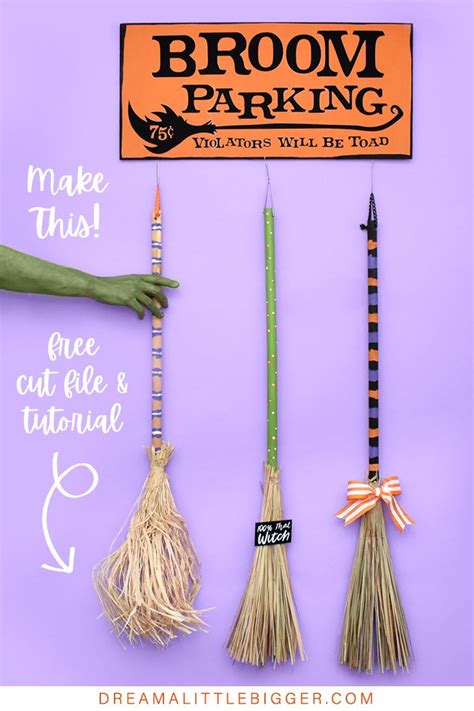 Witch broom sign